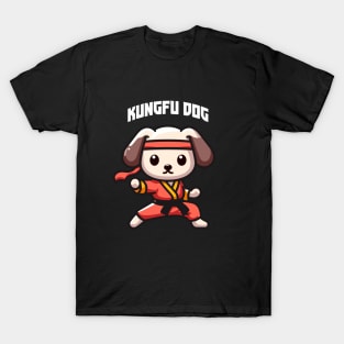 Cute Kung Fu Dog T-Shirt